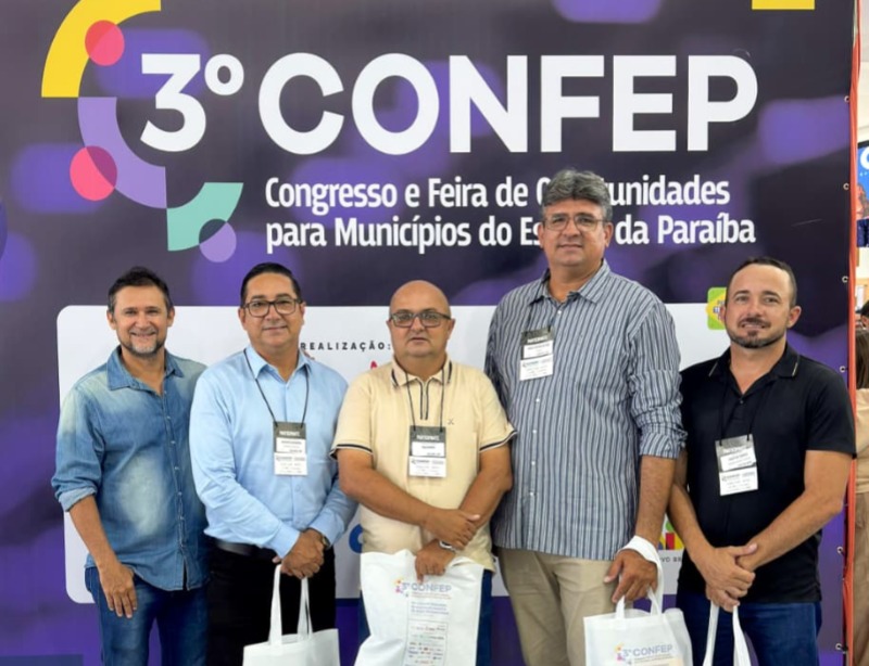 Comitiva de vereadores da c�mara de S�o Mamede participa da 3� edi��o da CONFEP em Campina Grande